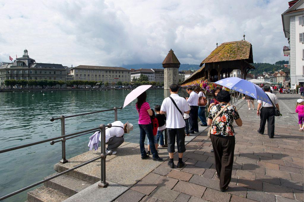 Bord du lac à Lucerne