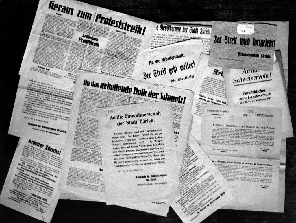 documents about the general strike