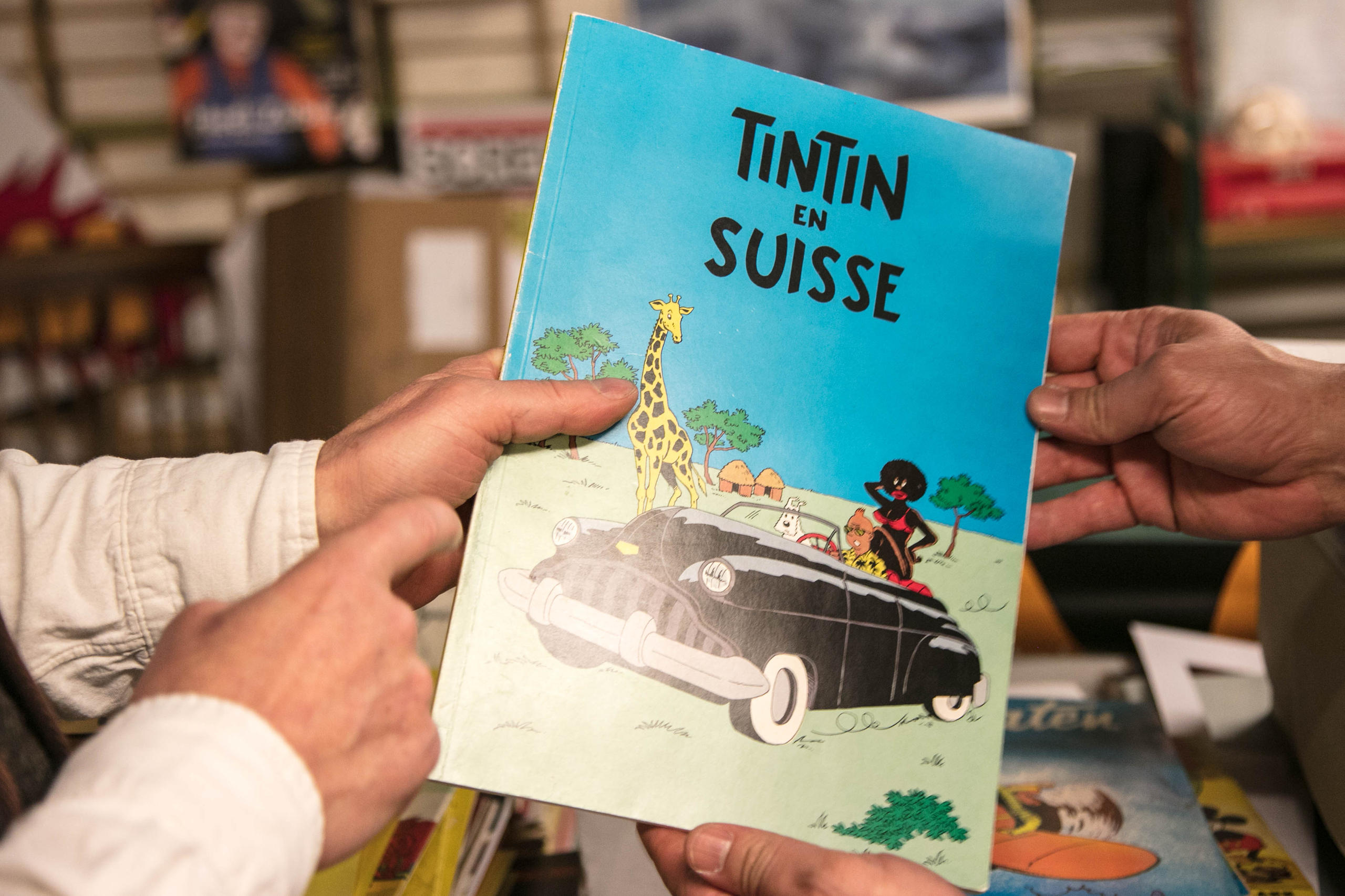 Versão pirata de Tintin, publicada na Holanda na década de 1980.