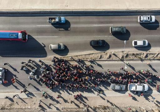 M s de 1.500 centroamericanos de caravana migrante llegaron a