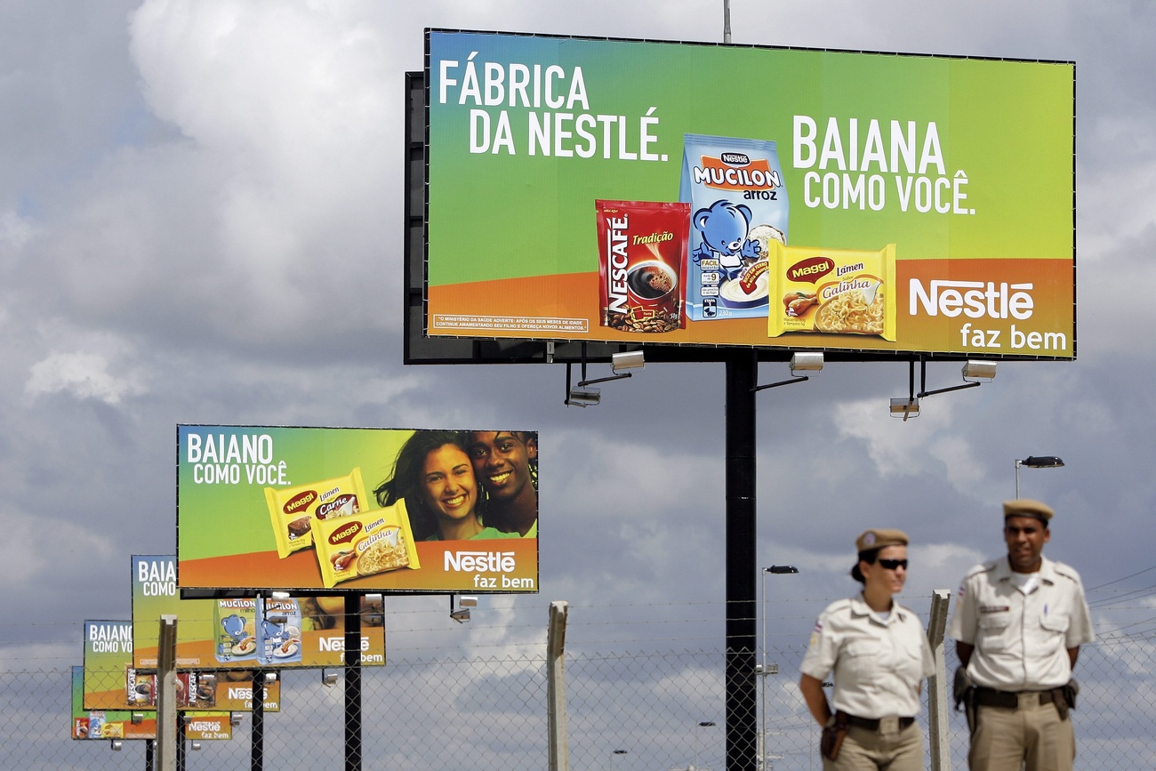 Vallas publicitarias de productos Nestlé