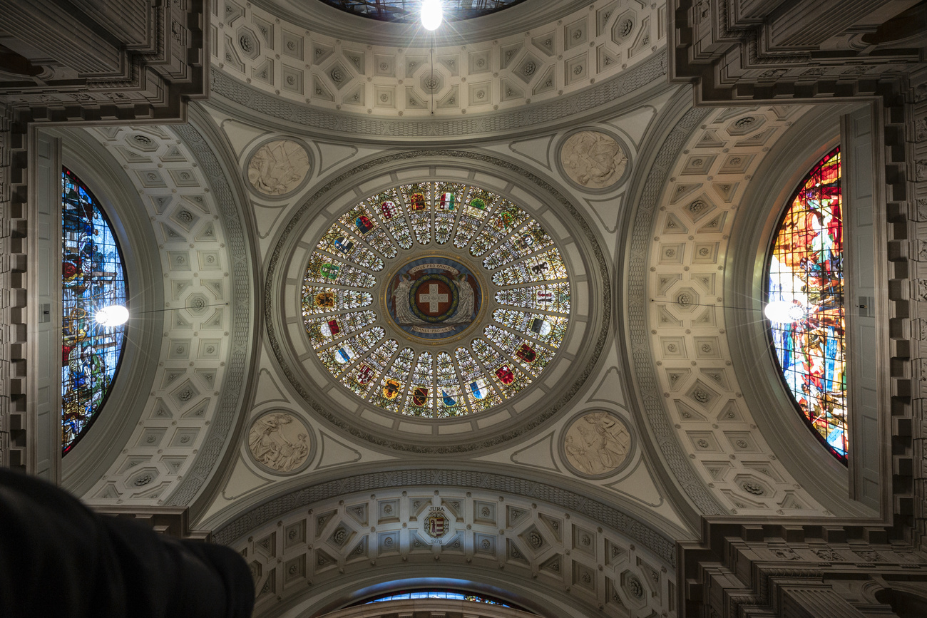 Cupola di palazzo federale, interno