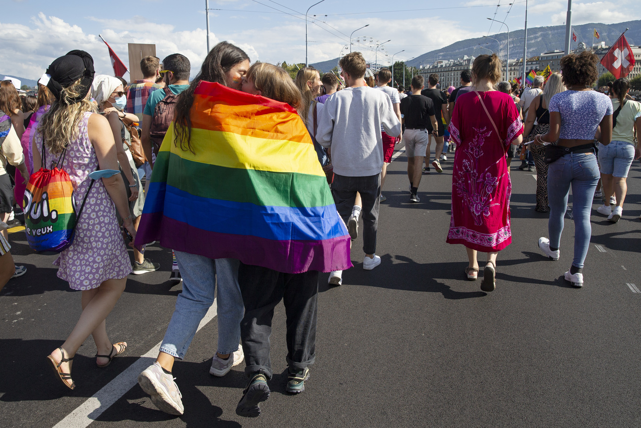 Gay Pride marchers