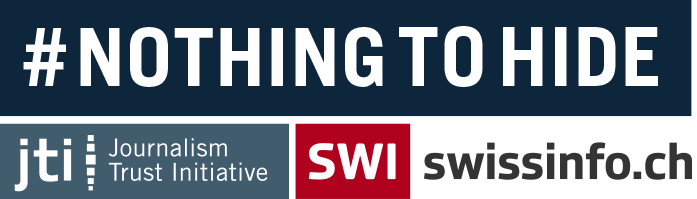 #NOTHINGTOHIDE - Journalism Trust Initiative - SWI swissinfo.ch