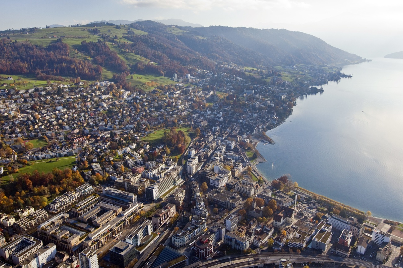 City of Zug in central Switzerland.