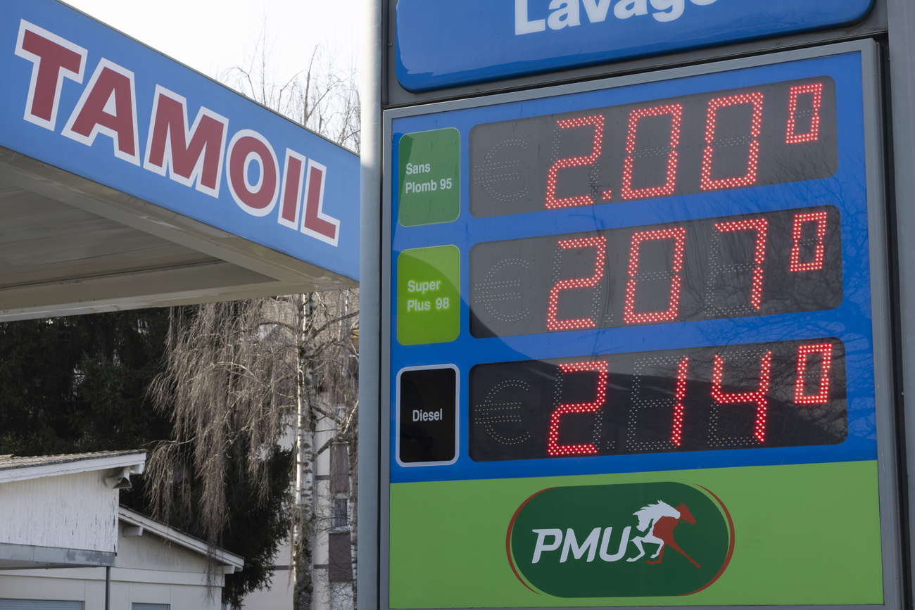 petrol prices in Switzerland