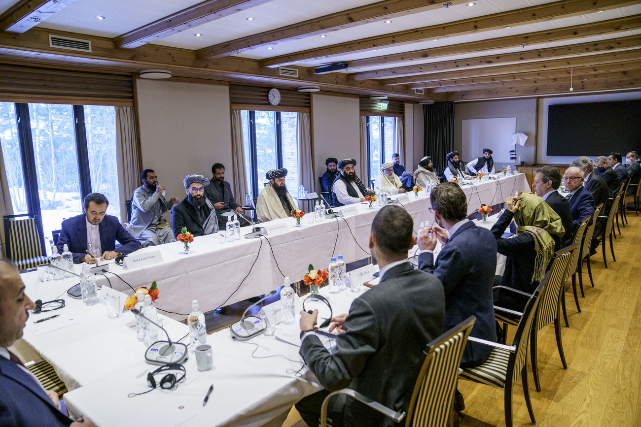 Delegación talibán en Oslo