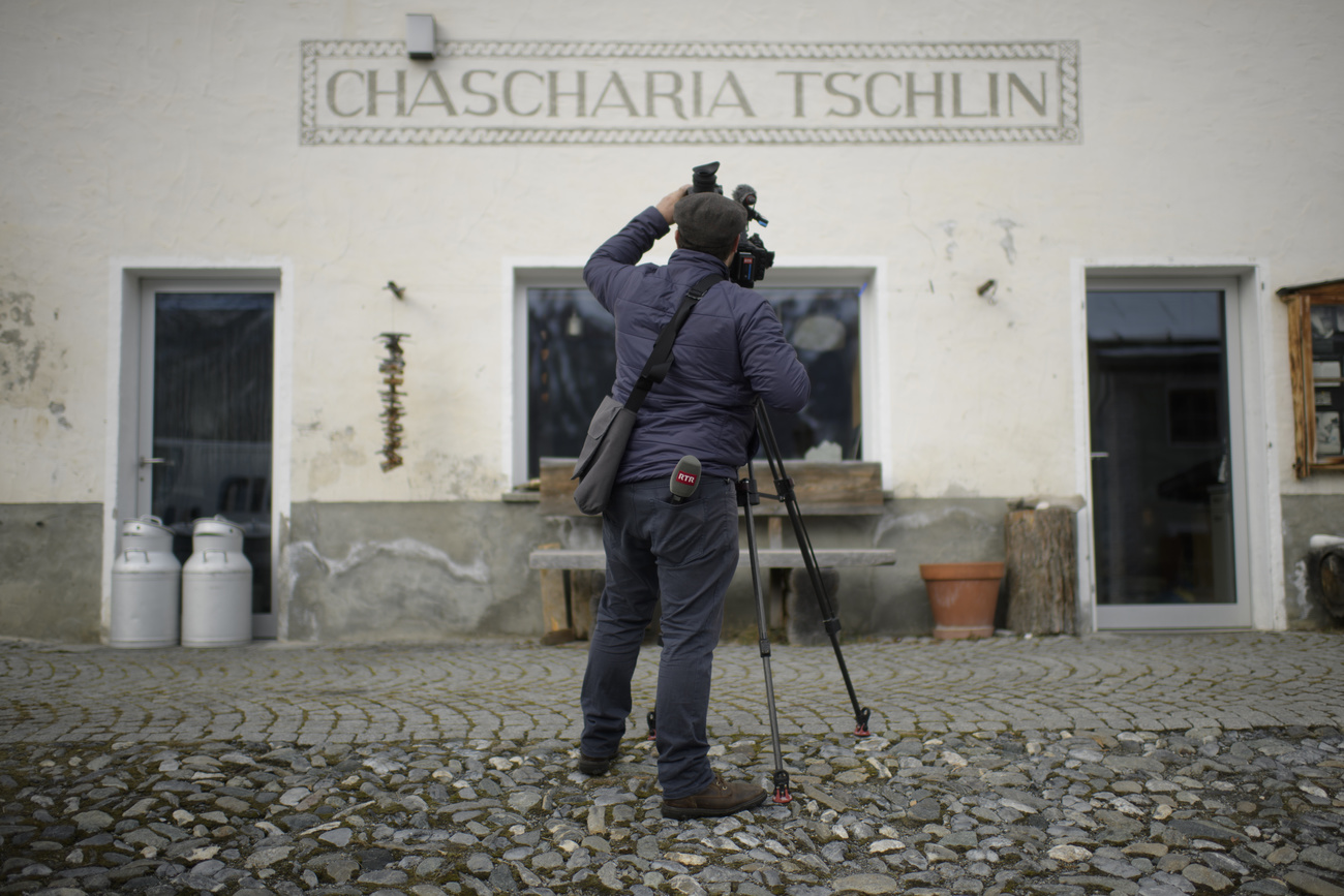 Il caseificio di Tschlin.