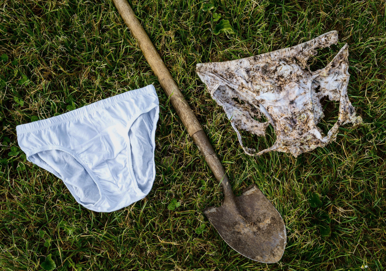 Buried underwear proves good soil in private gardens - SWI