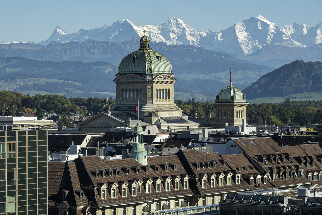 Federal parliament in Bern.