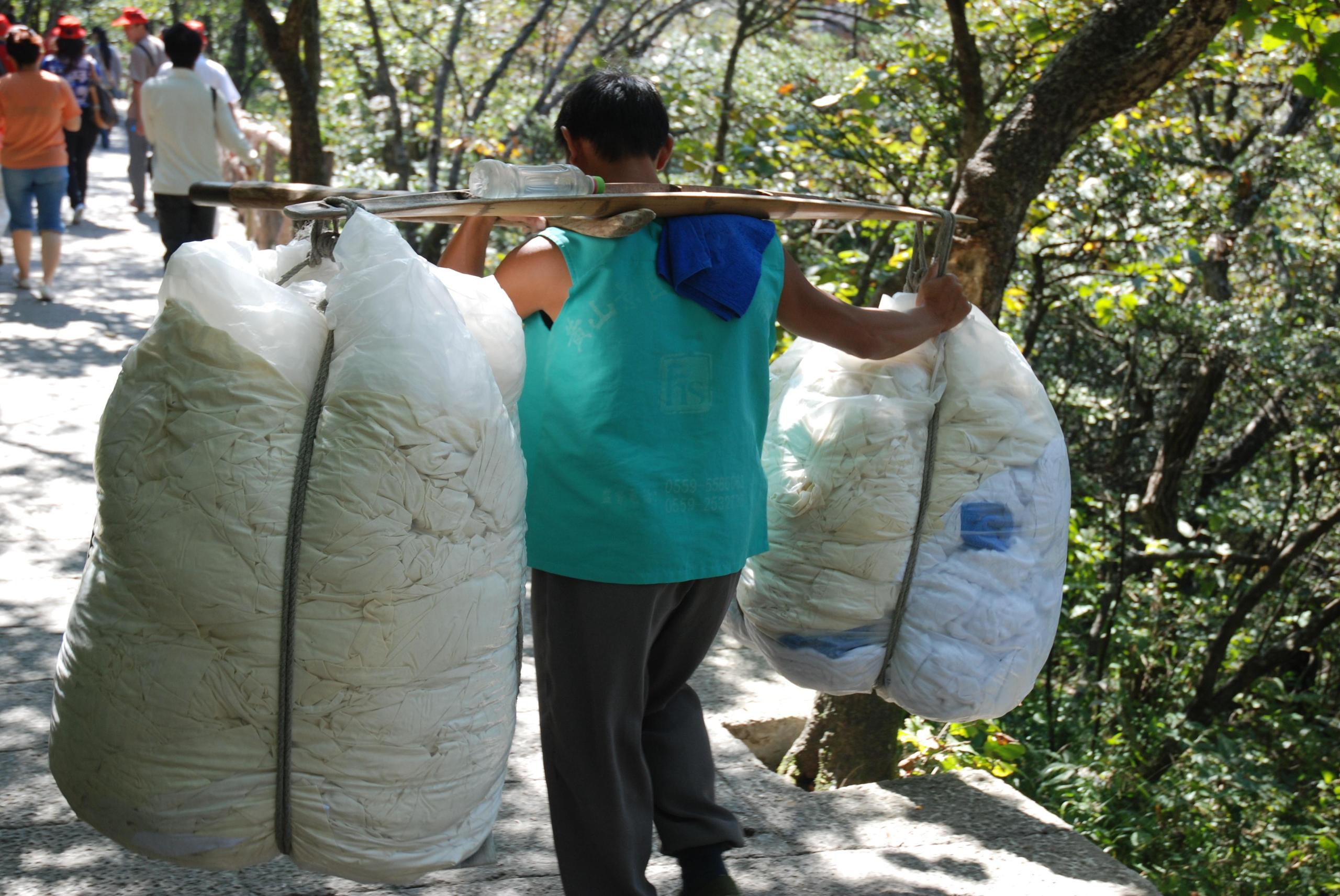 中國是世界上最大的棉花供應國。除了圖片中的安徽，出產棉花的省份還有新疆，據稱那裡有強迫勞動問題。