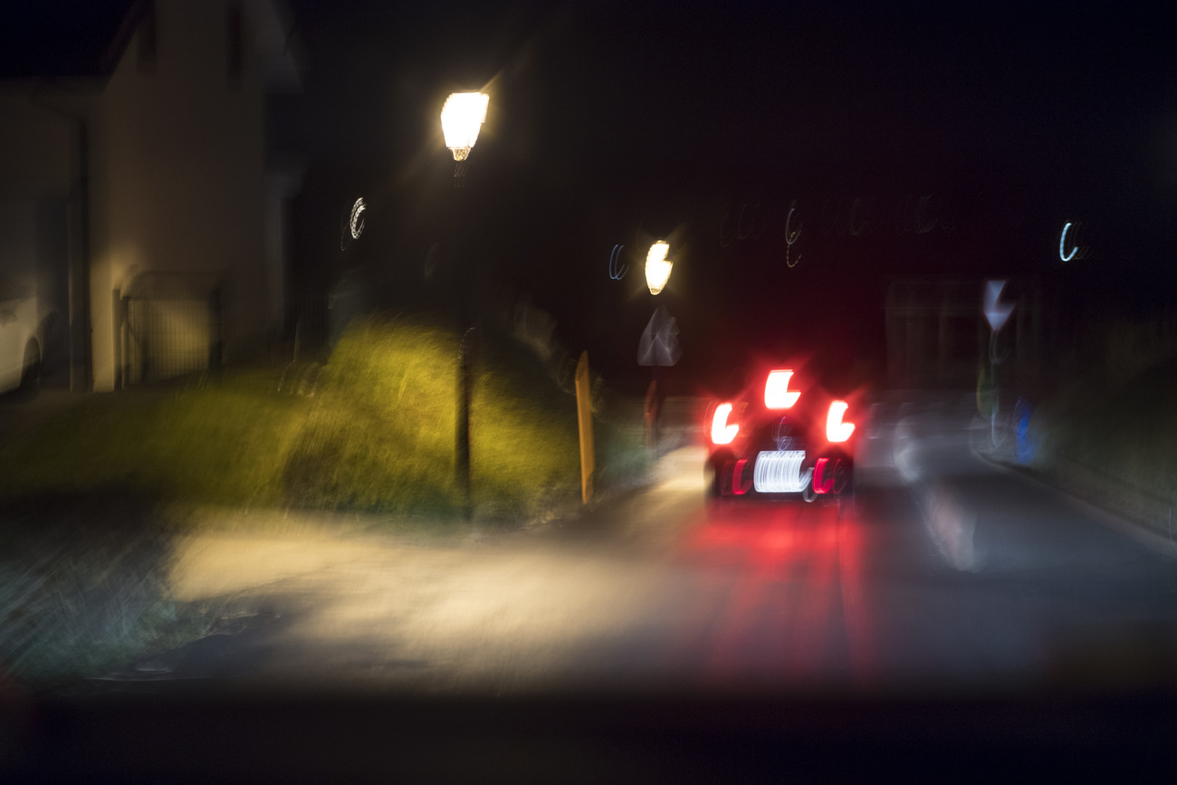 blurry headlights