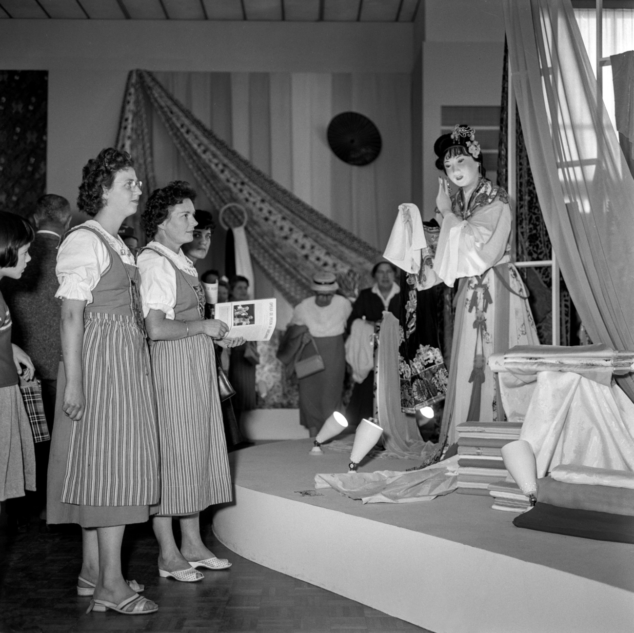 الحضور الصيني في معرض لوزان في عام 1958