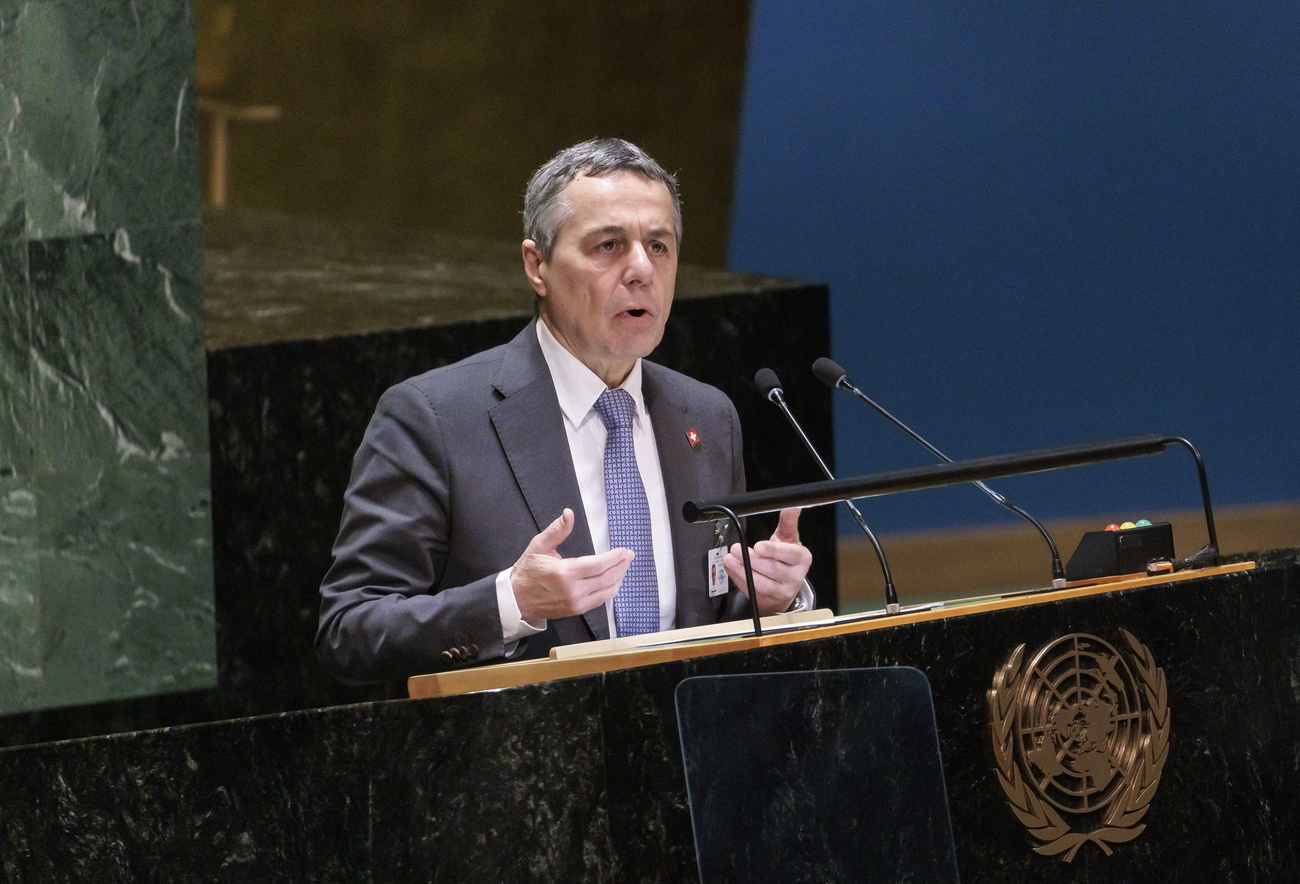 ignazio cassis at the un