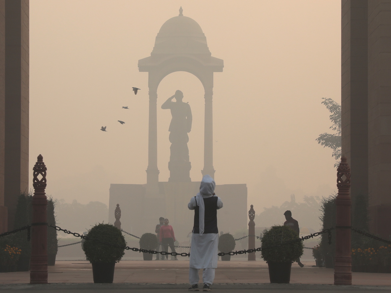 smog in New Delhi