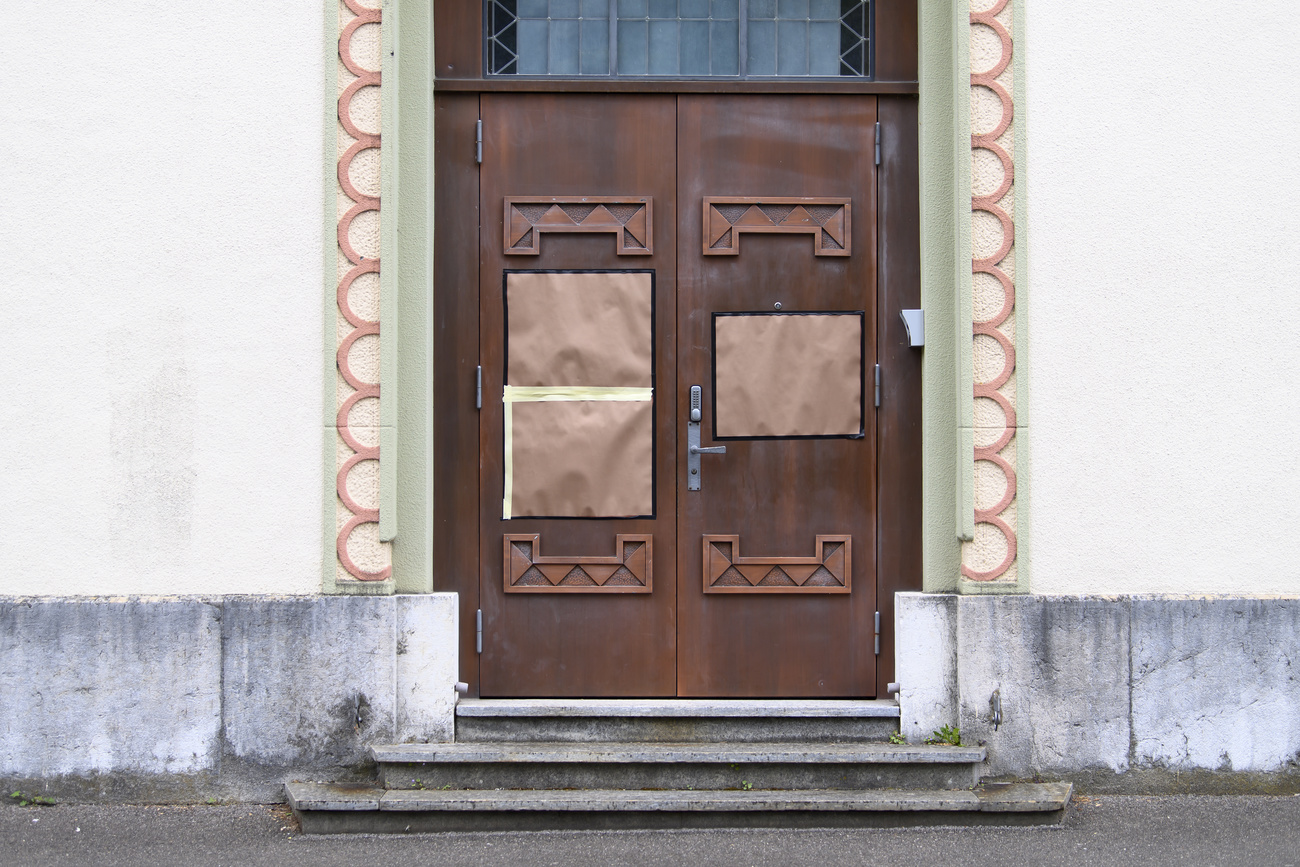 Synagogue door