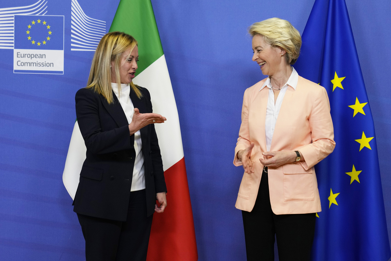 Giorgia Meloni e Ursula von der Leyen