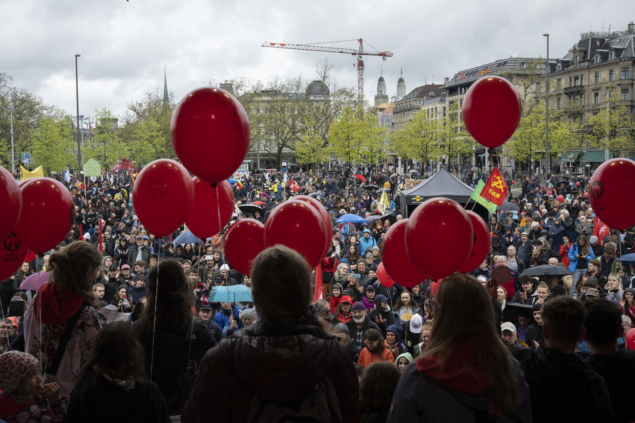 Balloons at May 1 event