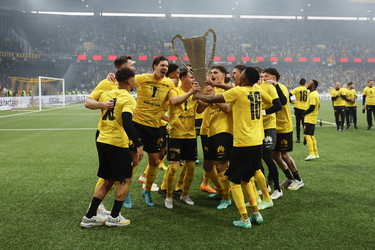 Young Boys celebrating