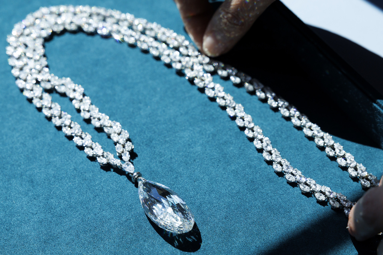 Briolette of India diamond necklace