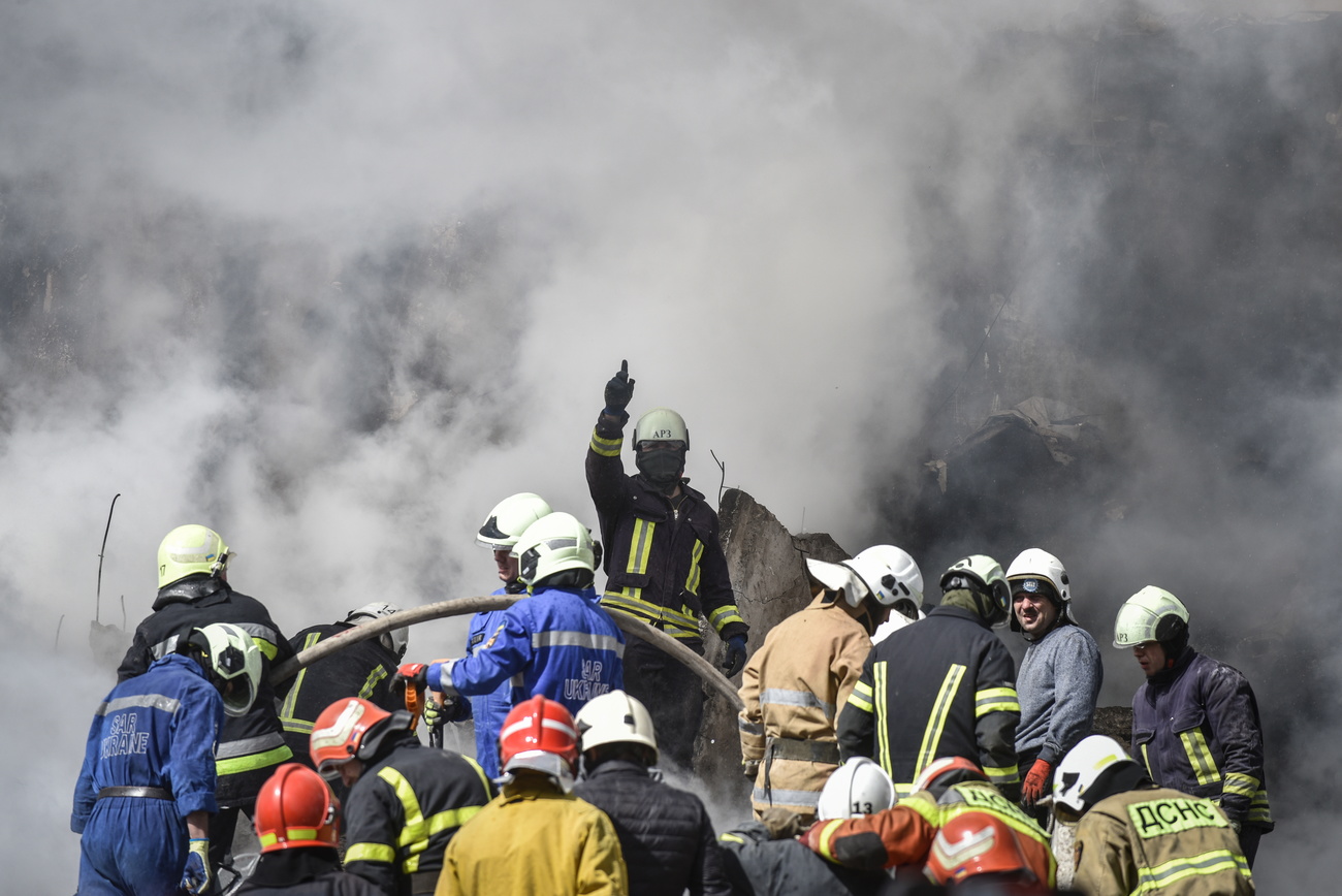 Rubble in Ukraine