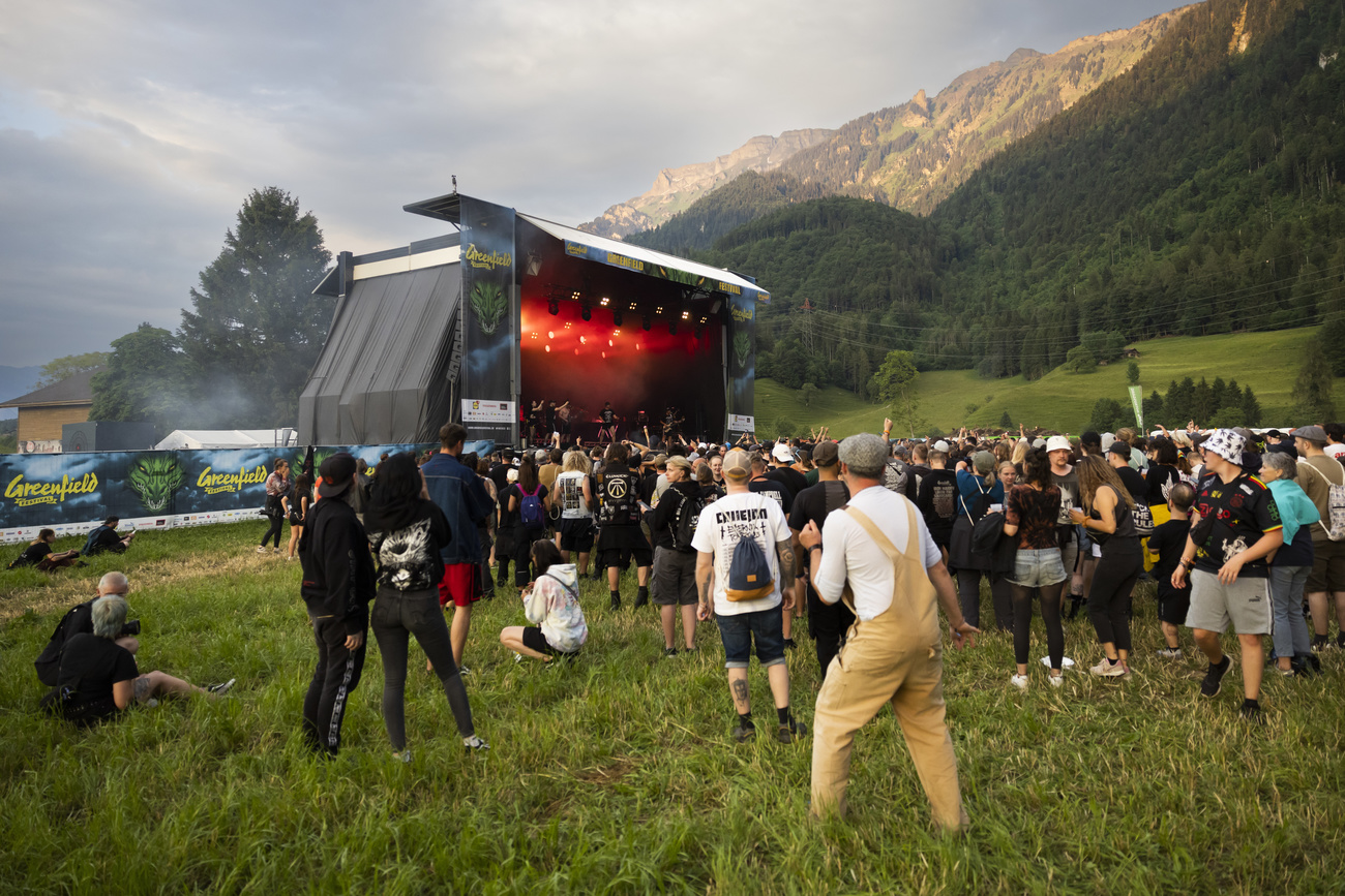 Photo of some people at an open-air concert