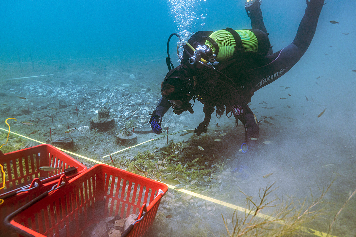 Diver in Lake Ohrid