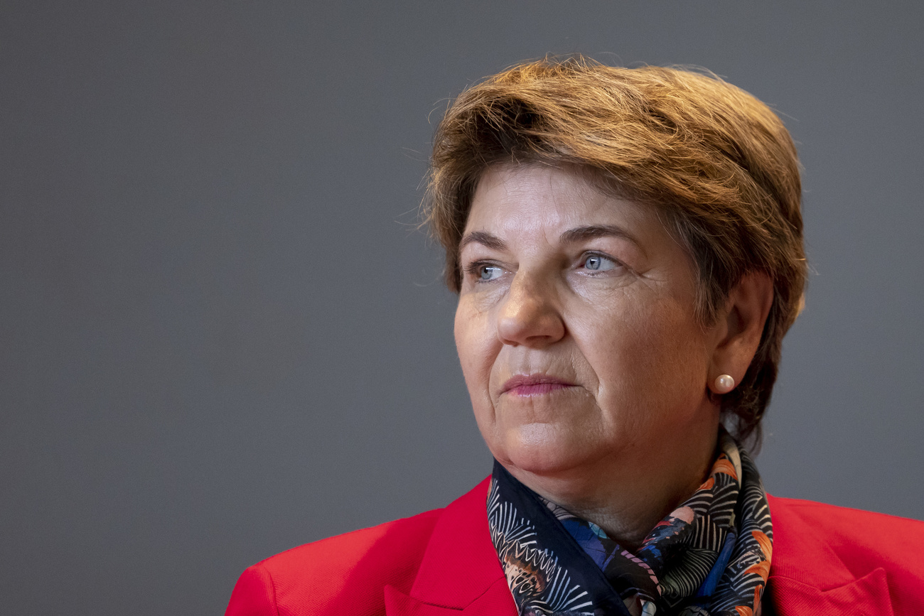 portrait photo of swiss defence minister viola amherd