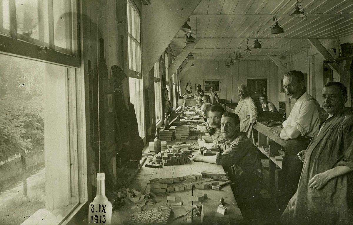 An insight into the production processes at a wood type factory:.