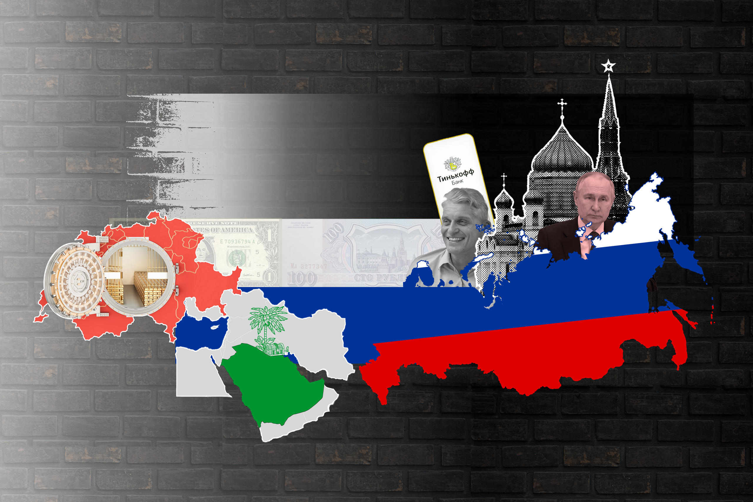 Logo série sanções contra a Rússia