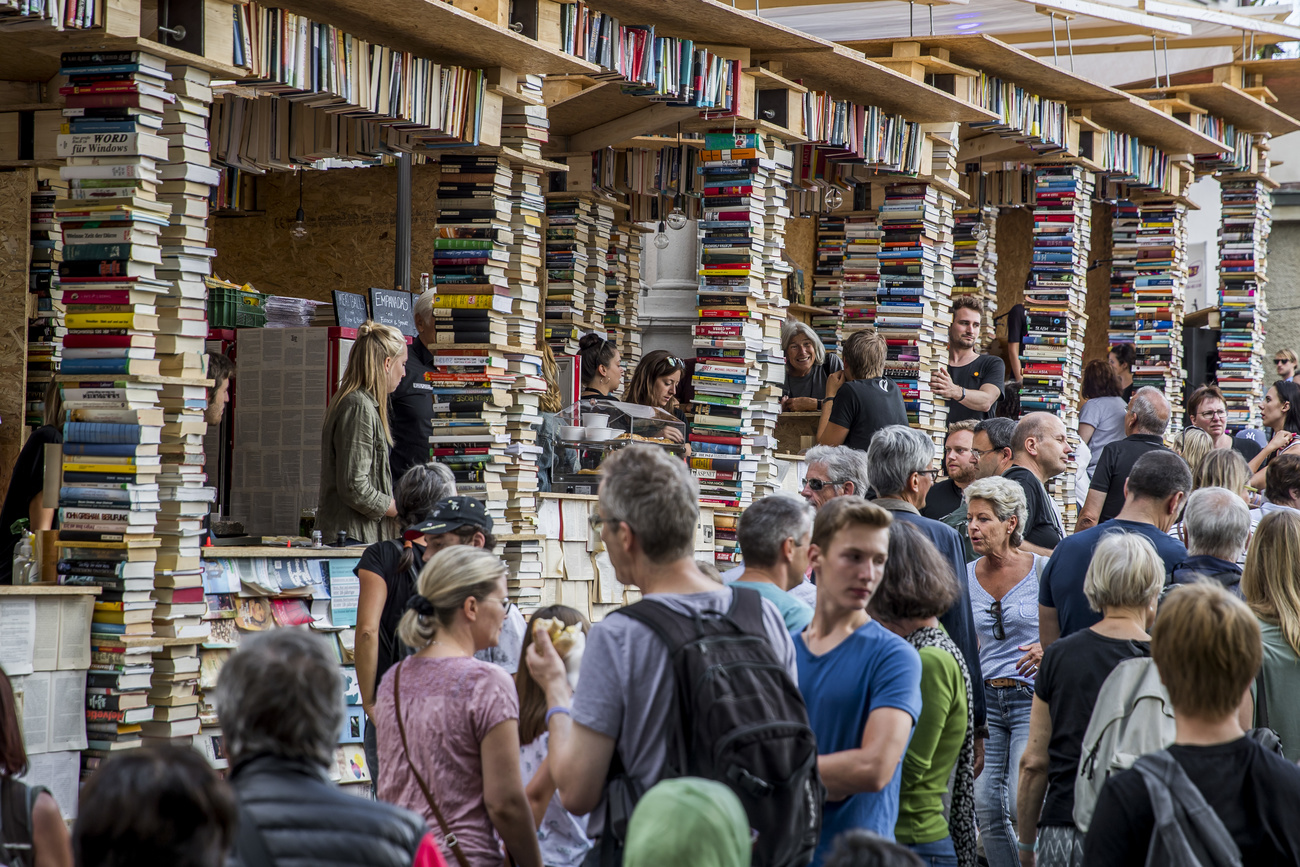 Bars at the Badenfahrt festival in 2017