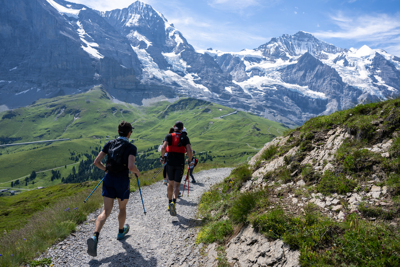 Hikers in Grindelwald