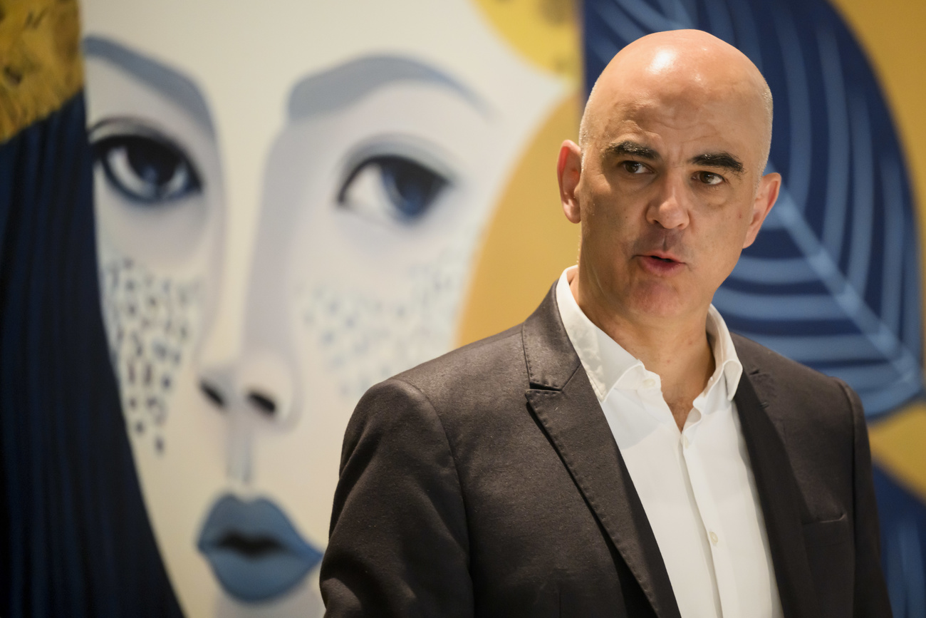 Alain Berset ritratto nell estate del 2023 al Festival di Locarno.