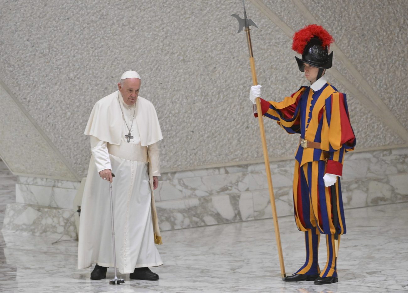 Pope and Swiss Gaurd