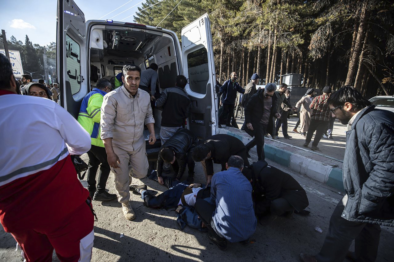 Injured Iranians