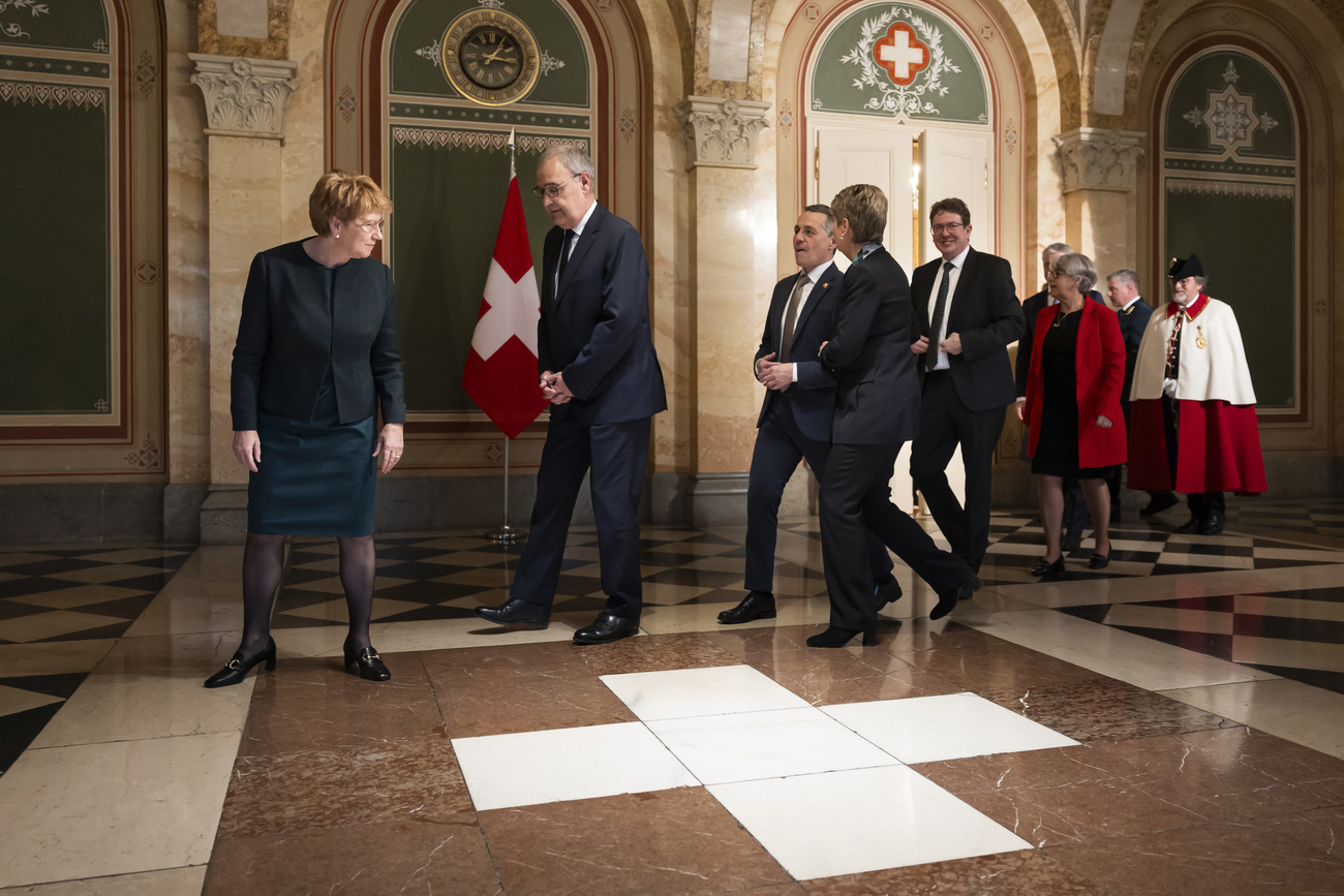 le conseil fédéral élu le 13.12.23