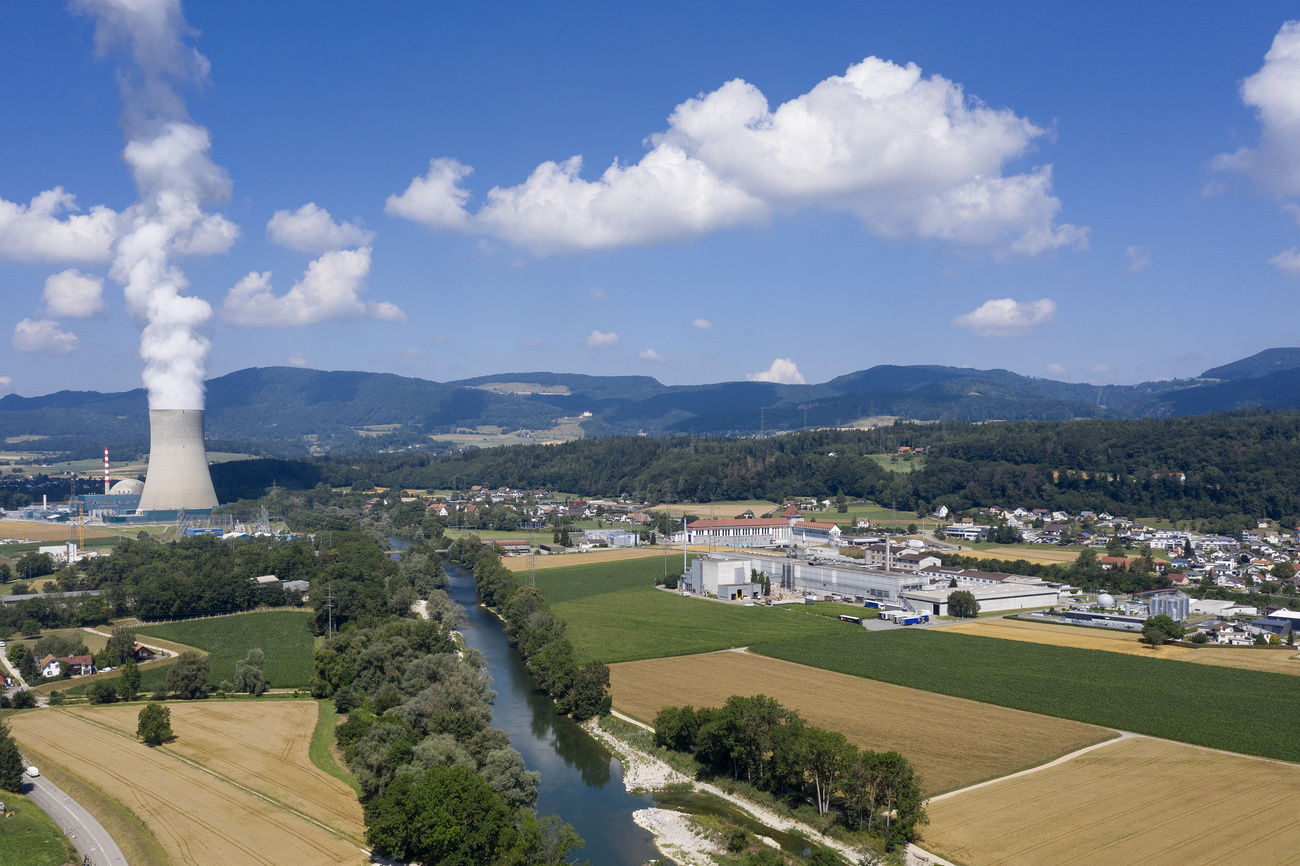 torre fumante di centrale nucleare