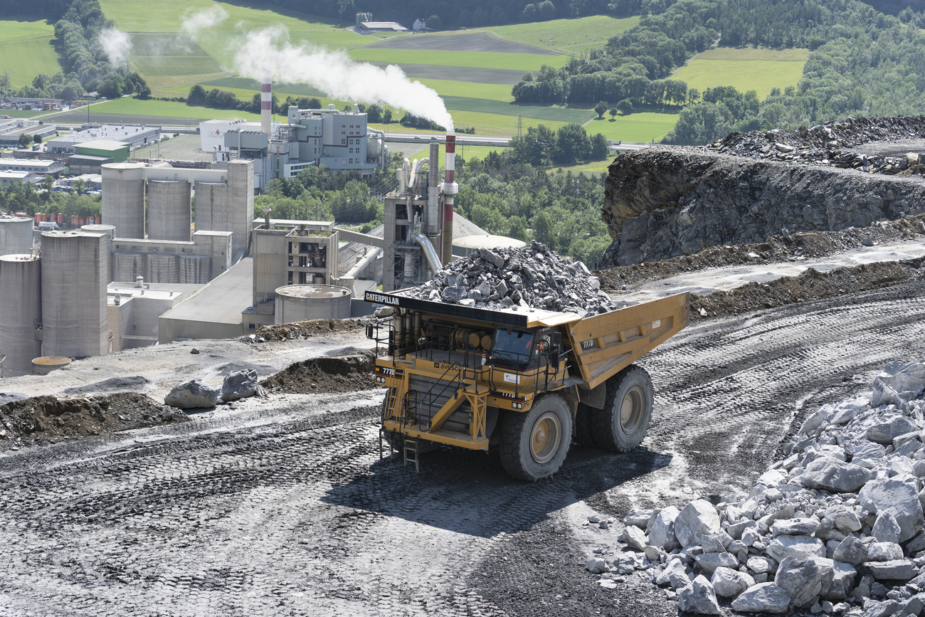 Holcim cement works in Switzerland.