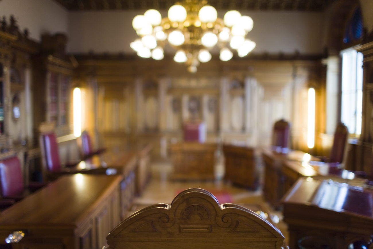 Swiss government boardroom.