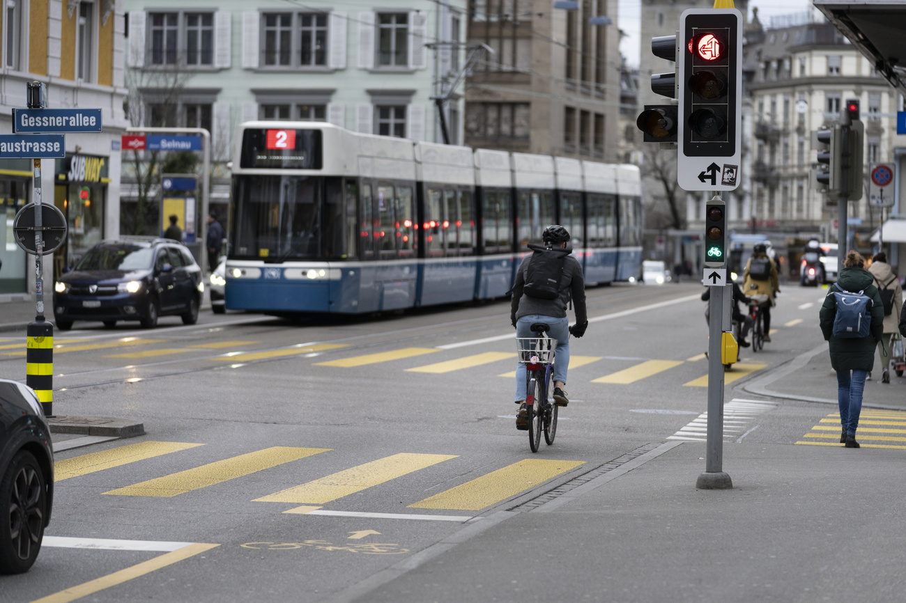 bike and tram