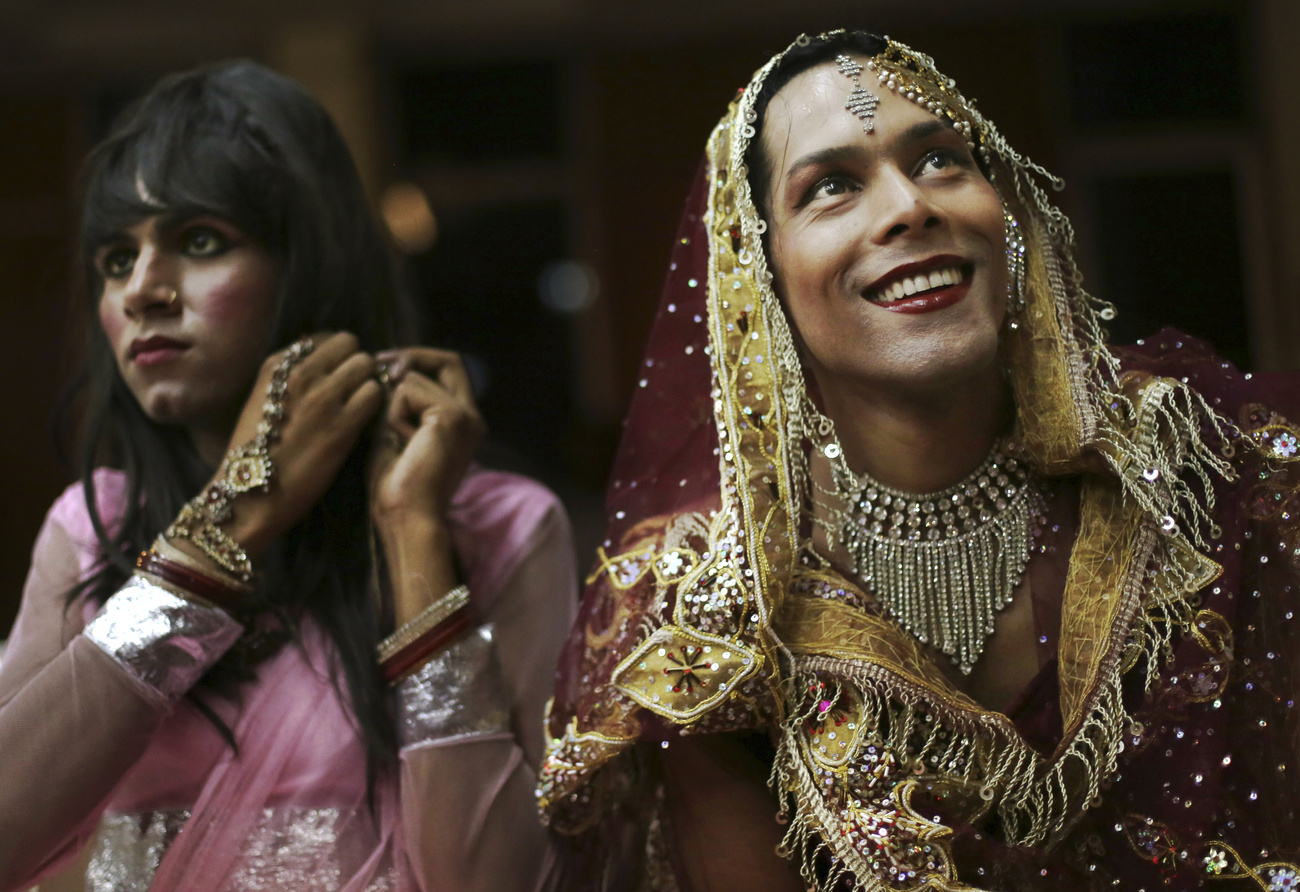Singers from the Hijra community in India