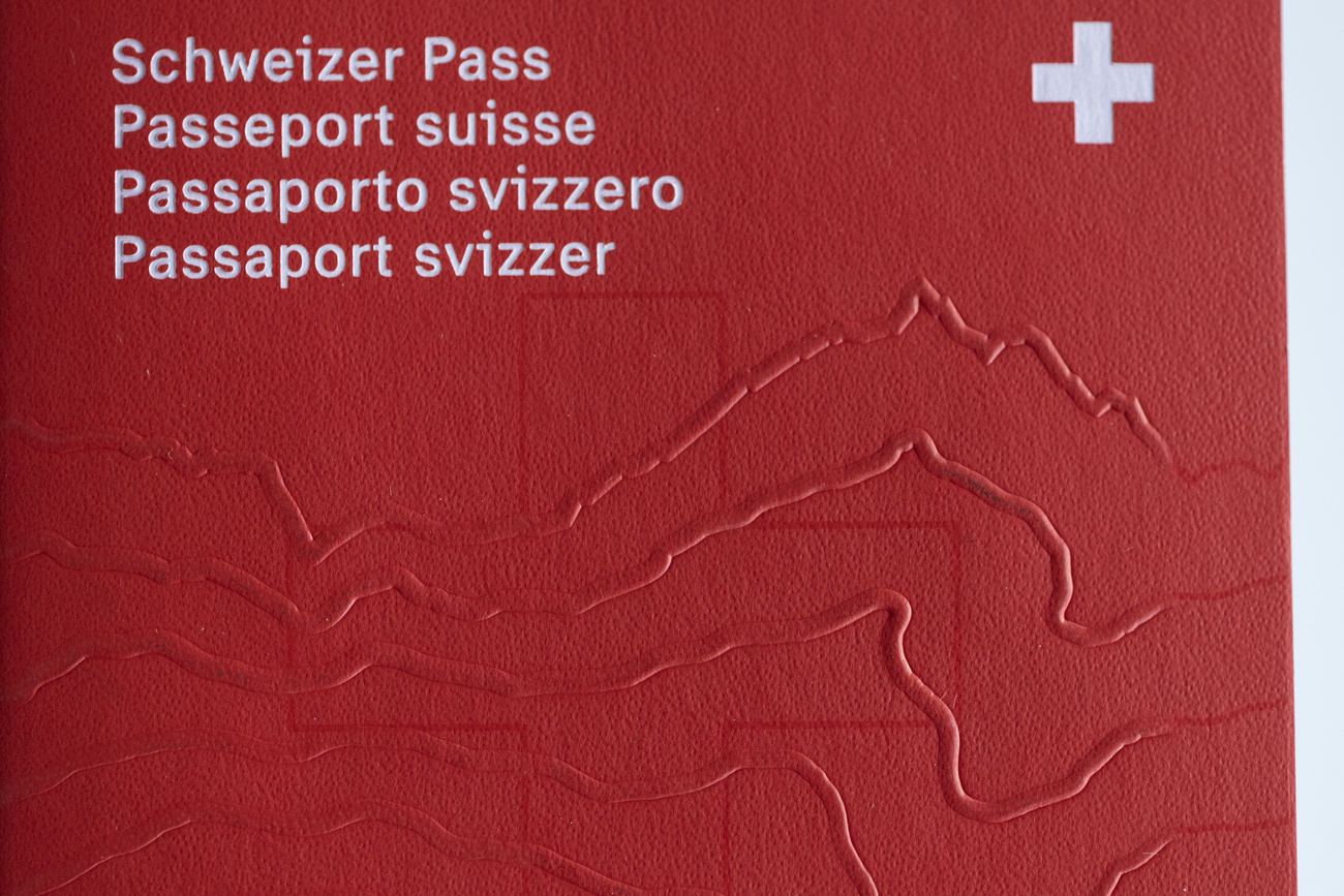Capa do passaporte suíço