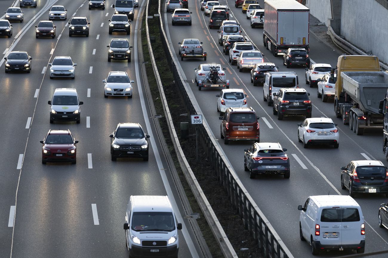 Record-breaking traffic jams on Swiss roads