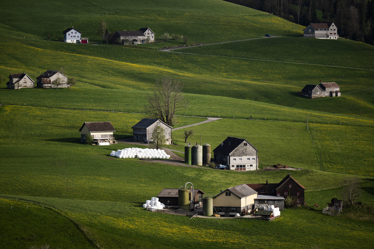 Paesaggio contadino nel canton Appenzello.