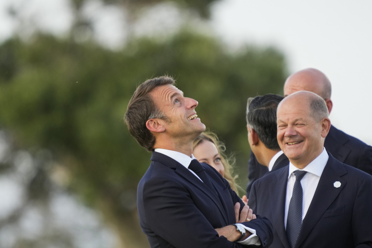 Macron e Scholz.