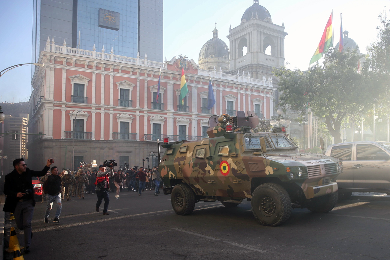 army truck in bolivia