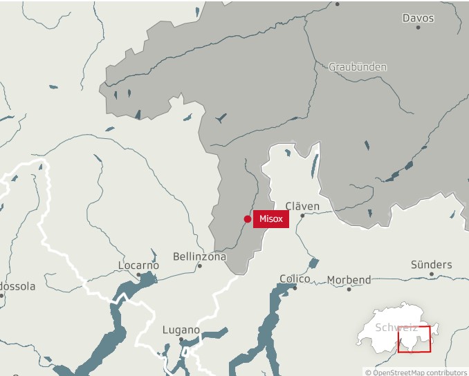 Швейцарский регион Мисокс оказался под ударом стихии