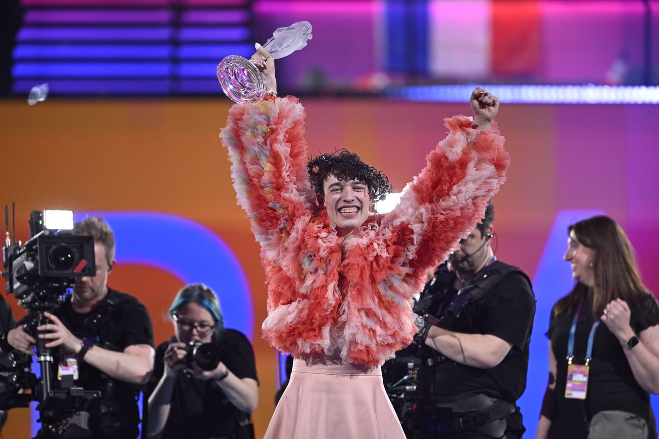 Nemo wins the Eurovision Song Contest for Switzerland
