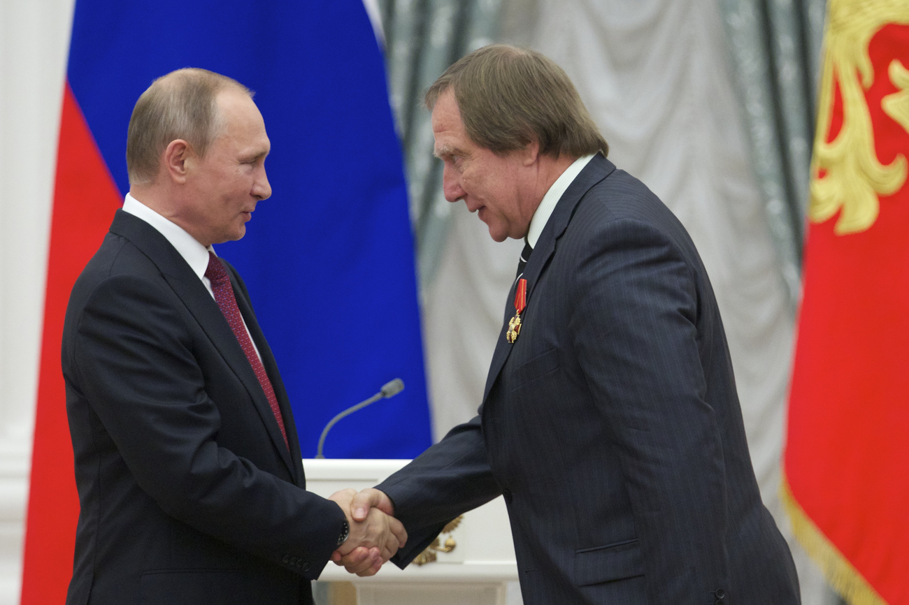 Vladimir Putin and Sergey Roldugin