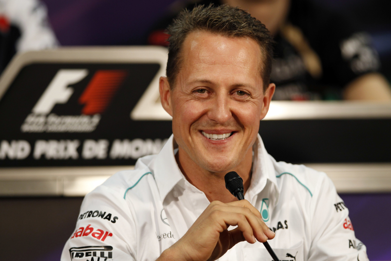 Michael Schumacher nel 2012 a Monaco.